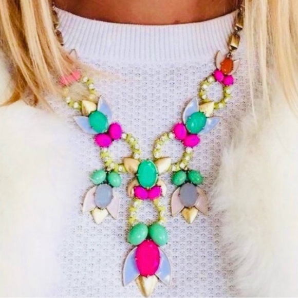 New Stella & Dot Tropicana Statement Necklace - Picture 4 of 7